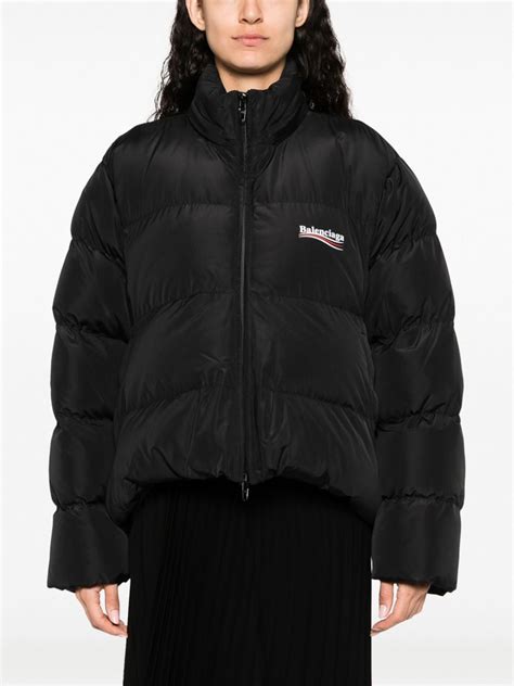 balenciaga c shape puffer jacket replica|balenciaga puffer jacket black.